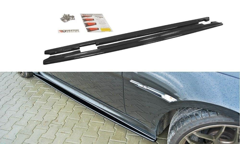 Seitenschweller Ansatz für BMW M6 E63 schwarz Hochglanz