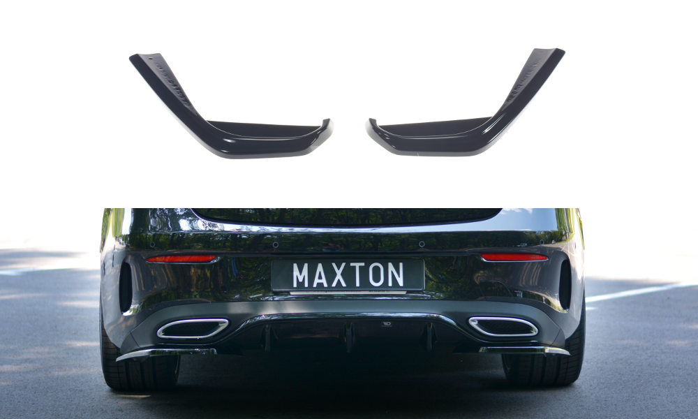 Heck Ansatz Flaps Diffusor für Mercedes-Benz E-Klasse W213 Coupe(C238) AMG-Line Carbon Look