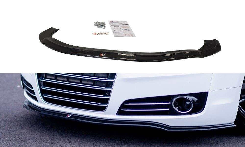 Front Ansatz für Audi A8 D4 schwarz matt