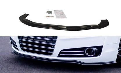 Front Ansatz für Audi A8 D4 schwarz matt