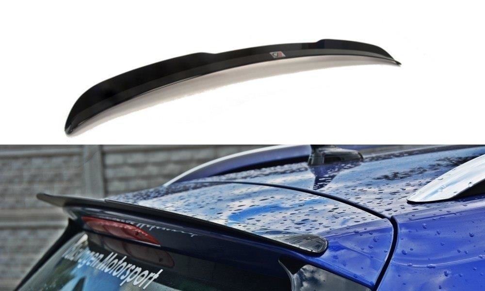 Spoiler CAP für VW Golf 7 / 7 Facelift R / R-Line Kombi schwarz Hochglanz