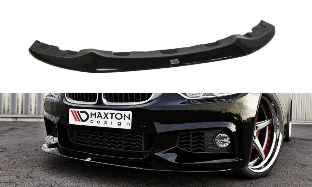 Front Ansatz für v.2 BMW 4er F32 M Paket (GTS-look) schwarz matt