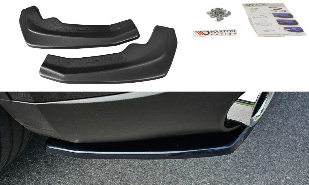Heck Ansatz Flaps Diffusor für Alfa Romeo Stelvio Carbon Look