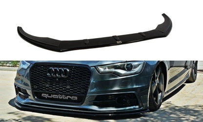Front Ansatz V.1 für Audi S6 / A6 S-Line C7 schwarz Hochglanz