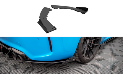 Street Pro Heck Ansatz Flaps Diffusor +Flaps für BMW M2 F87 schwarz Hochglanz