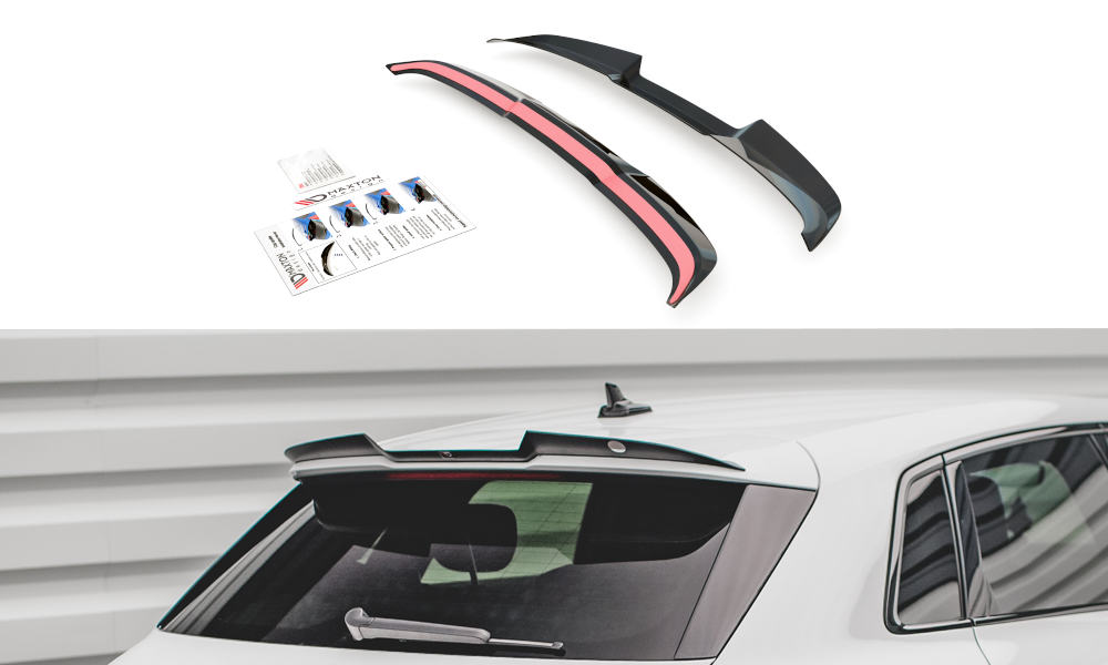 Spoiler CAP V.1 für Audi RS3 / S3 / A3 S-Line Sportback 8Y Carbon Look