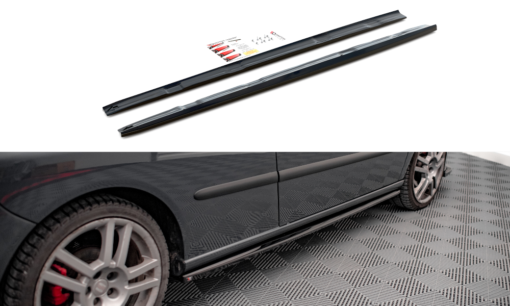 Seitenschweller Ansatz für Seat Ibiza Cupra Mk3 schwarz Hochglanz