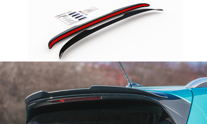Spoiler CAP für Volkswagen T-Cross Carbon Look