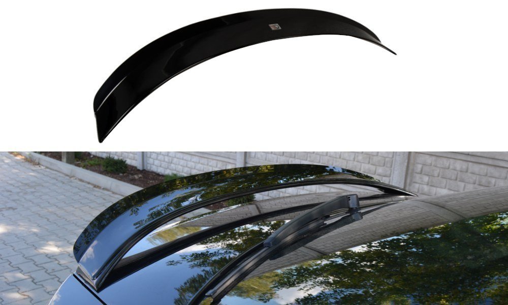 Spoiler CAP für SKODA OCTAVIA III RS PREFACE/FACELIFT schwarz matt