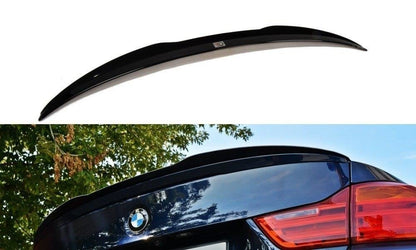 Spoiler CAP für BMW 4er F32 M-Performance schwarz Hochglanz