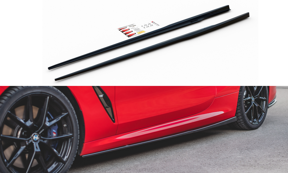 Seitenschweller Ansatz für BMW 8 Coupe M-Paket G15 Carbon Look