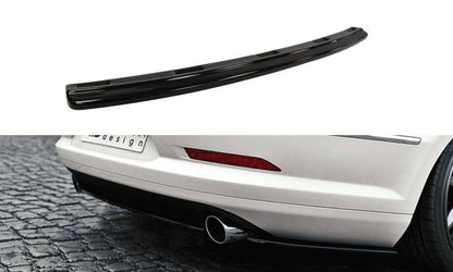 Mittlerer Diffusor Heck Ansatz für VW Passat CC R36 RLINE (vor Facelift)  schwarz matt