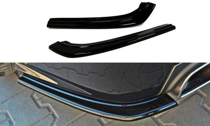 Heck Ansatz Flaps Diffusor für SAAB 9-3 TURBO X schwarz matt