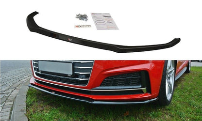 Front Ansatz V.2 für Audi A5 F5 S-Line schwarz Hochglanz