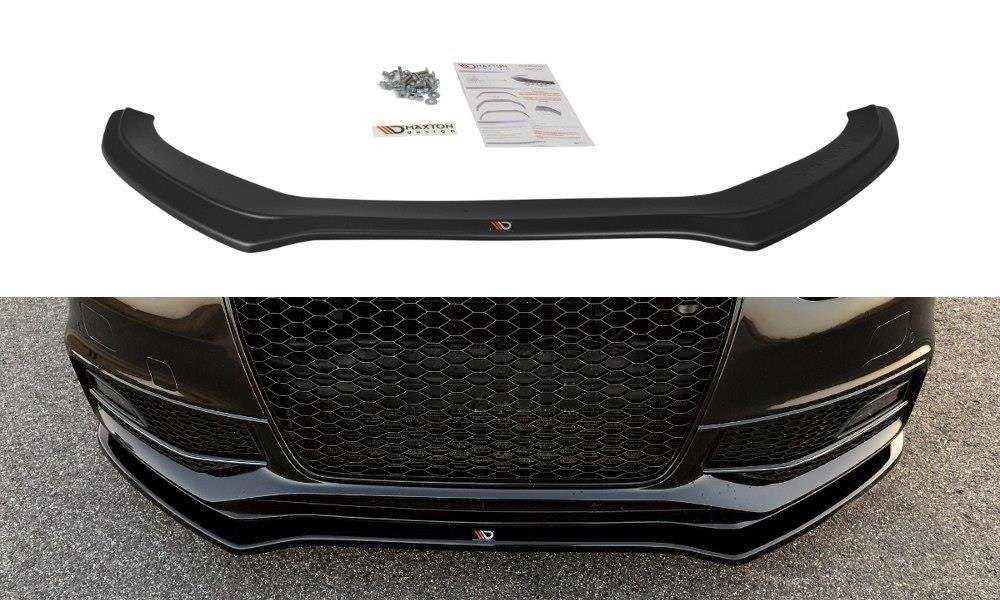 Front Ansatz V.2 für Audi S4 B8 FL schwarz Hochglanz