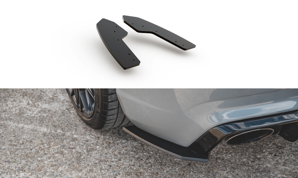 Robuste Racing Heck Ansatz Flaps Diffusor für Audi RS3 8V Sportback