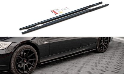 Seitenschweller Ansatz für BMW 3er E90 Carbon Look