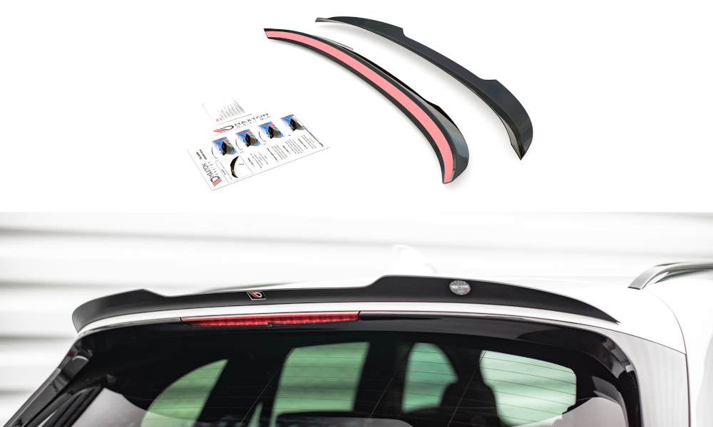 Spoiler CAP für BMW X1 M-Paket F48 schwarz Hochglanz