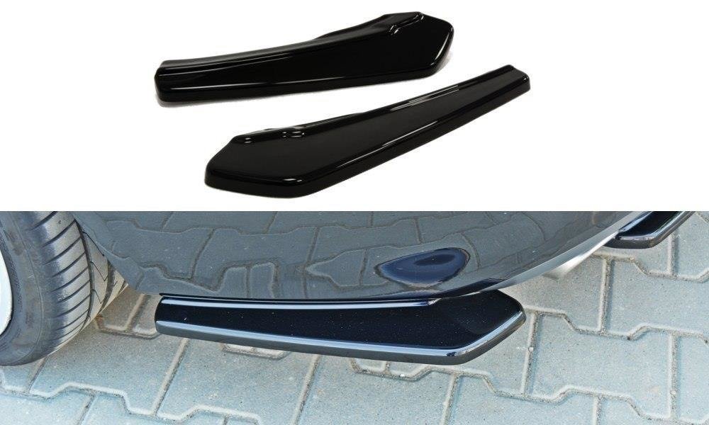 Heck Ansatz Flaps Diffusor für AUDI A5 S-LINE Carbon Look