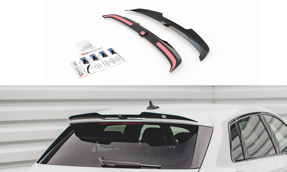 Spoiler CAP V.2 für Audi RS3 / S3 / A3 S-Line Sportback 8Y Carbon Look
