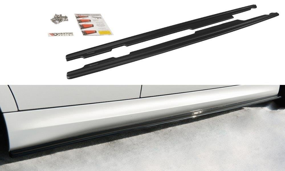 Seitenschweller Ansatz für BMW 3er E90/91 M Paket schwarz Hochglanz