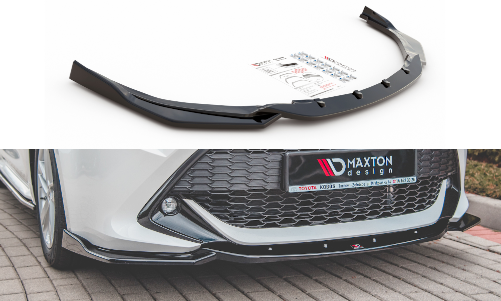 Front Ansatz V.2 für Toyota Corolla XII Touring Sports/ Hatchback schwarz Hochglanz