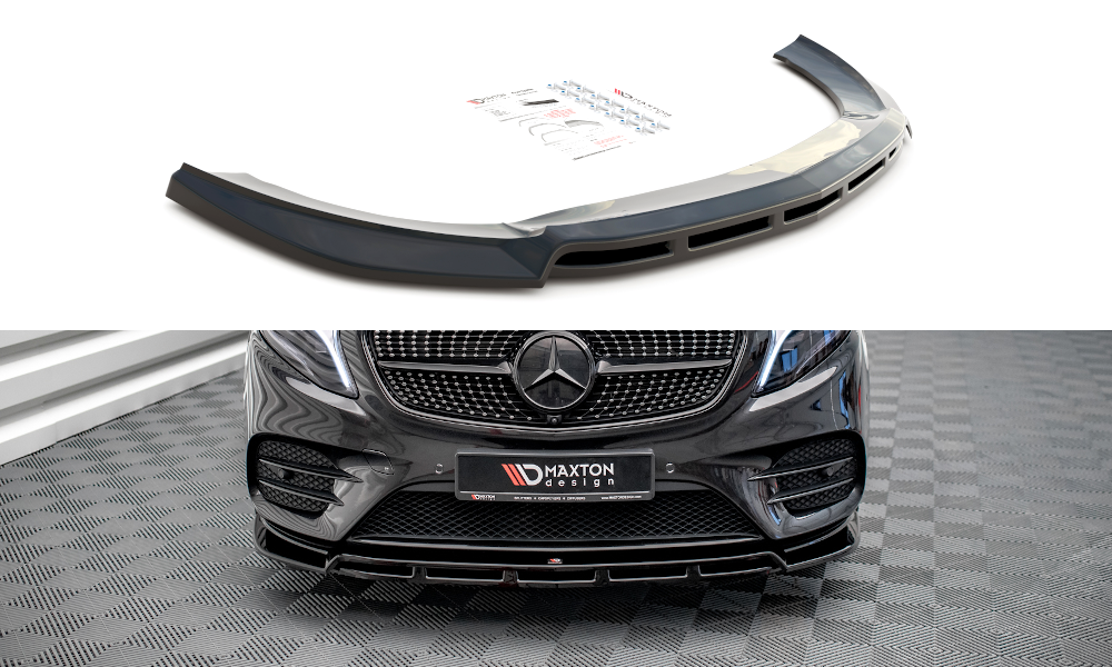 Front Ansatz V.5 für Mercedes-Benz V-Klasse AMG-Line W447 Facelift schwarz matt