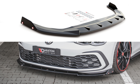 Front Ansatz +Flaps für V.3 Volkswagen Golf 8 GTI