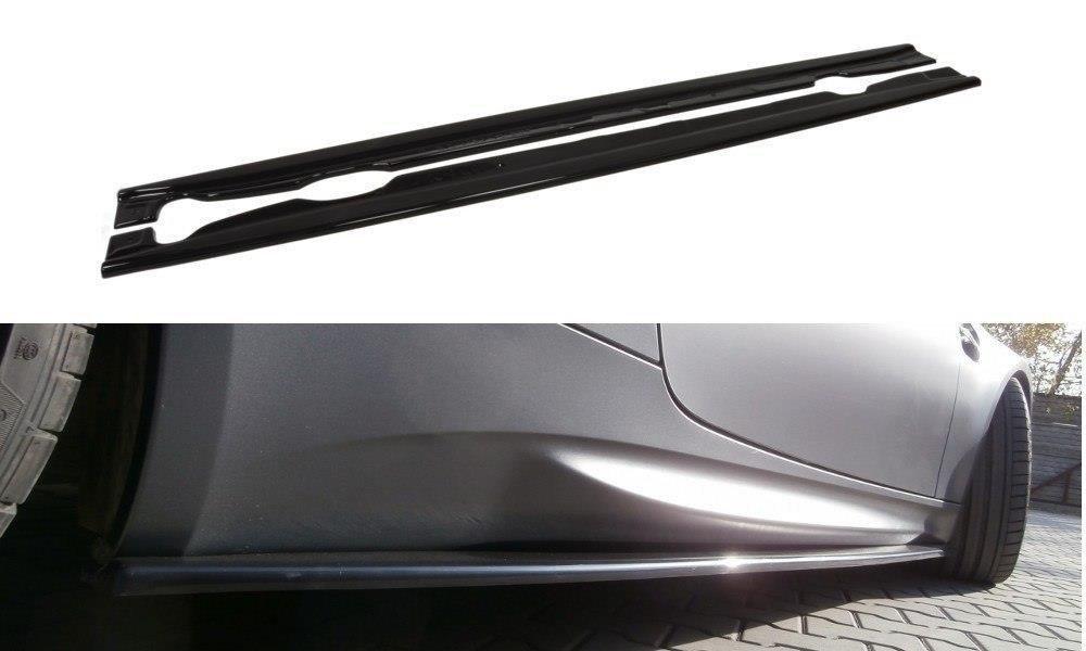 Seitenschweller Ansatz für BMW M3 E92 / E93 schwarz Hochglanz