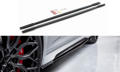Seitenschweller Ansatz für V.1 für Audi RS6 C8 / RS7 C8 Carbon Look