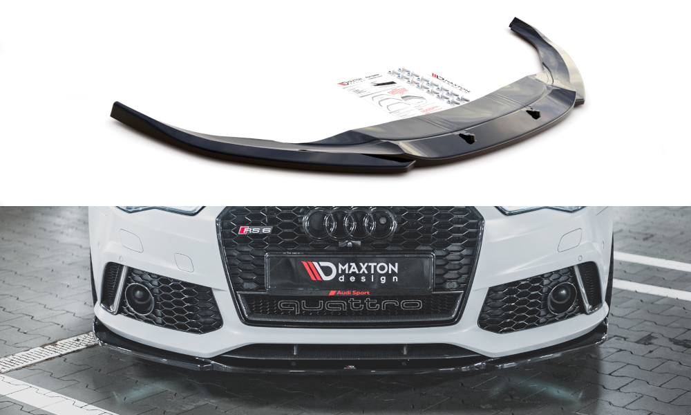 Front Ansatz V.3 für Audi RS6 C7 schwarz matt