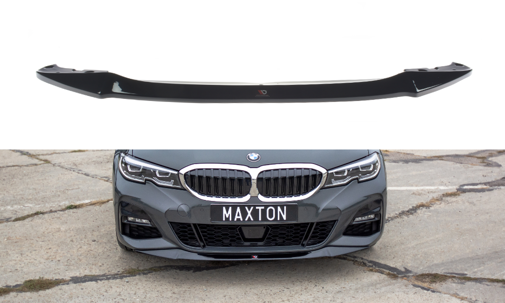 Front Ansatz V.1 für BMW 3er G20 M Paket schwarz matt