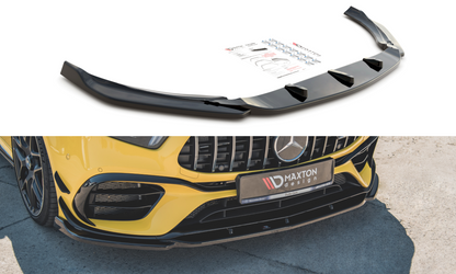 Front Ansatz V.2 für Mercedes-AMG A 45 S W177 schwarz matt