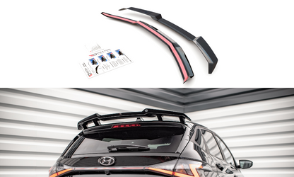Spoiler CAP für Hyundai I20 N Mk3 schwarz Hochglanz