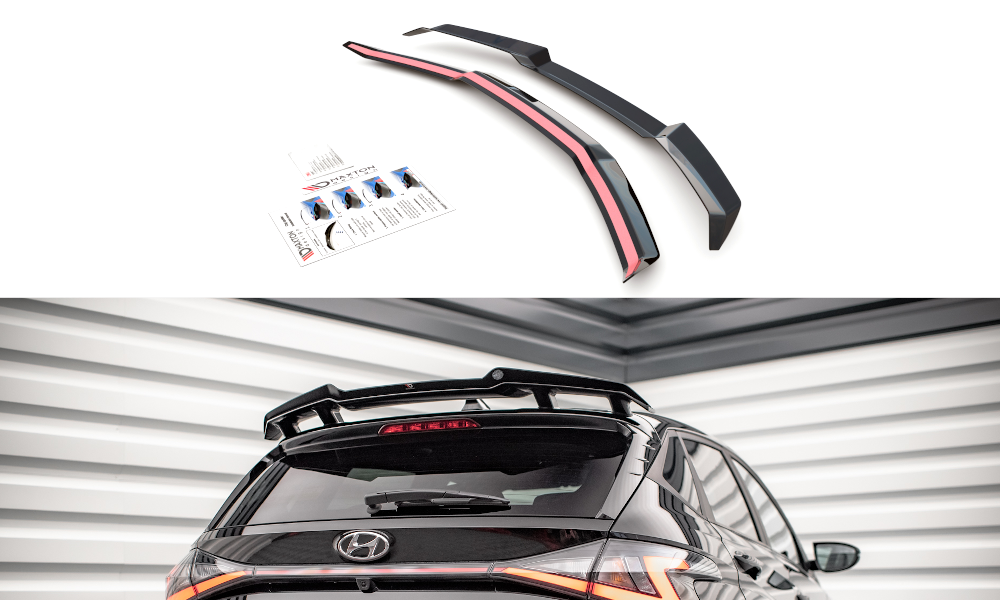 Spoiler CAP für Hyundai I20 N Mk3 Carbon Look