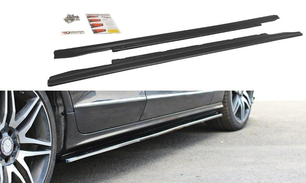 Seitenschweller Ansatz für Mercedes CLS C218 Carbon Look