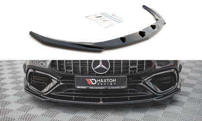 Front Ansatz V.1 für Mercedes-AMG CLA 45 Aero C118 schwarz Hochglanz