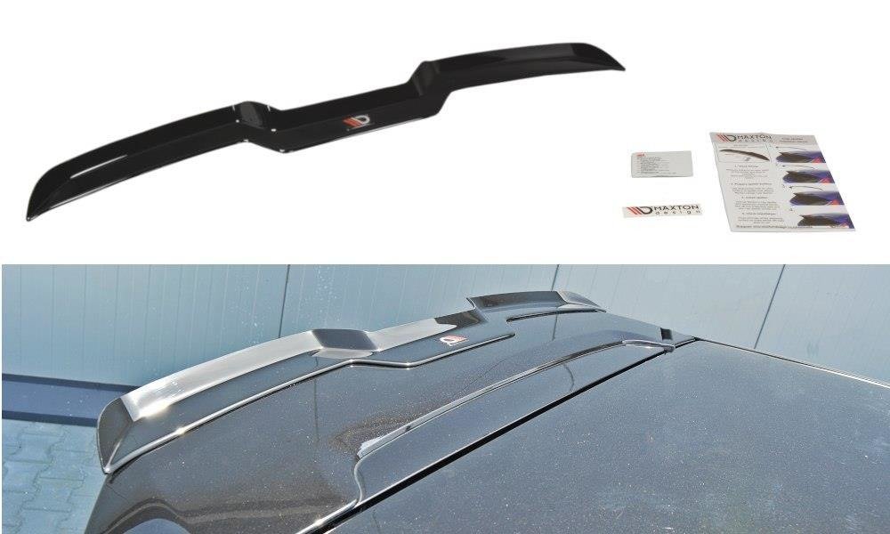 Spoiler CAP für Fiat Punto Evo Abarth schwarz Hochglanz