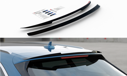 Spoiler CAP für Audi A6 S-Line / S6  C8 Avant schwarz matt