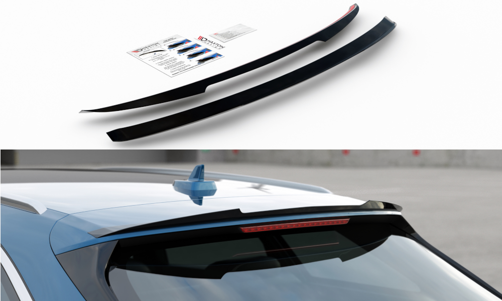 Spoiler CAP für Audi A6 S-Line / S6  C8 Avant Carbon Look