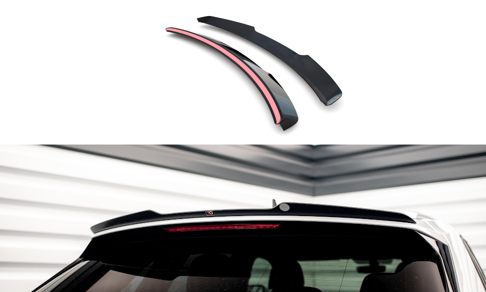 Spoiler CAP für Volkswagen Atlas Cross Sport schwarz Hochglanz