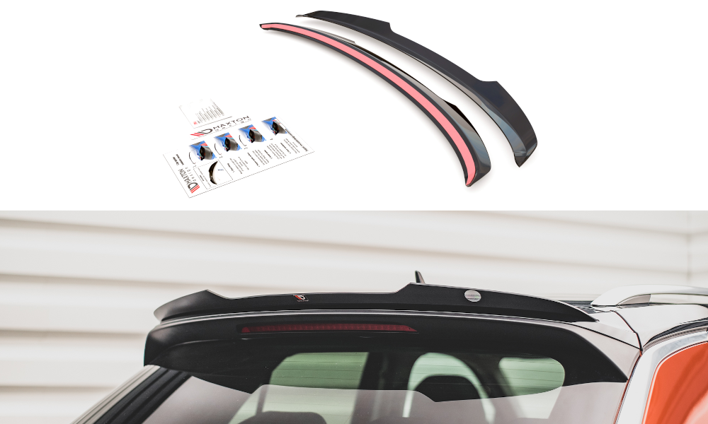 Spoiler CAP für Volkswagen T-Roc Mk1 schwarz matt