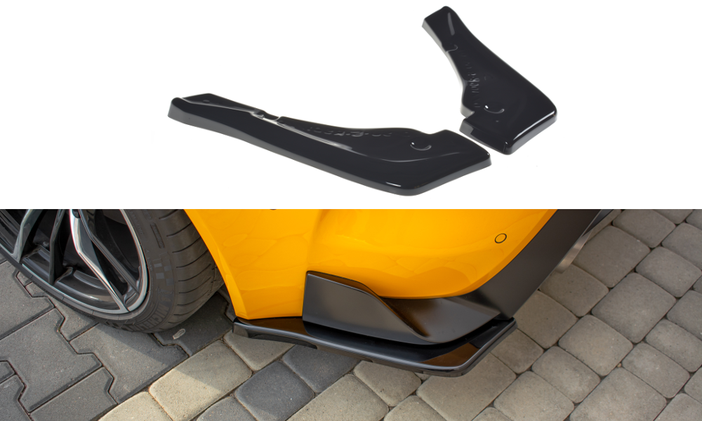 Heck Ansatz Flaps Diffusor V.1 für Toyota Supra Mk5 schwarz matt