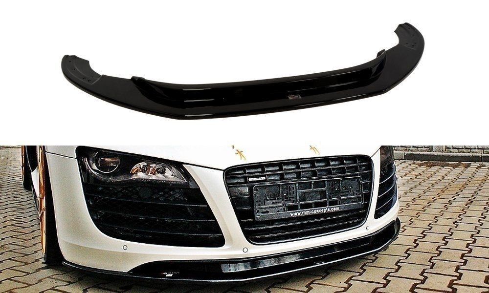 Front Ansatz für Audi R8 Mk.1 schwarz Hochglanz