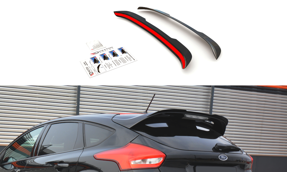Spoiler CAP für Ford Focus ST-Line Mk3 FL Carbon Look