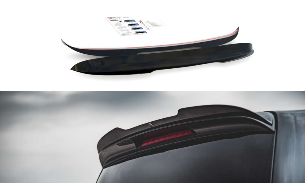 Spoiler CAP für Mercedes-Benz V-Klasse AMG-Line W447 Facelift Carbon Look