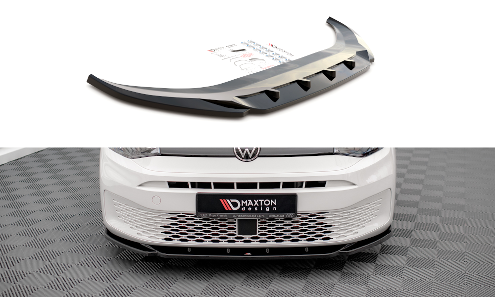 Front Ansatz V.1 für Volkswagen Caddy Mk5 schwarz matt