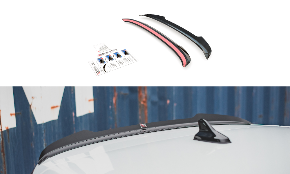 Spoiler CAP V.1 für Volkswagen Golf 8 GTI / R schwarz Hochglanz