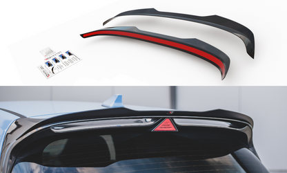 Spoiler CAP V.2 für Hyundai I30 N Mk3 / Mk3 FL Hatchback schwarz Hochglanz