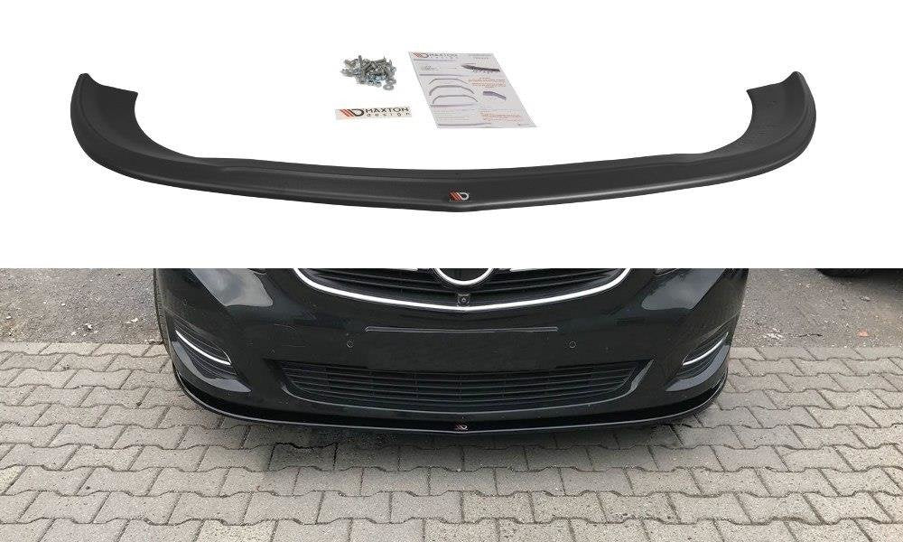 Front Ansatz für v.1 Mercedes V-Klasse W447 schwarz Hochglanz